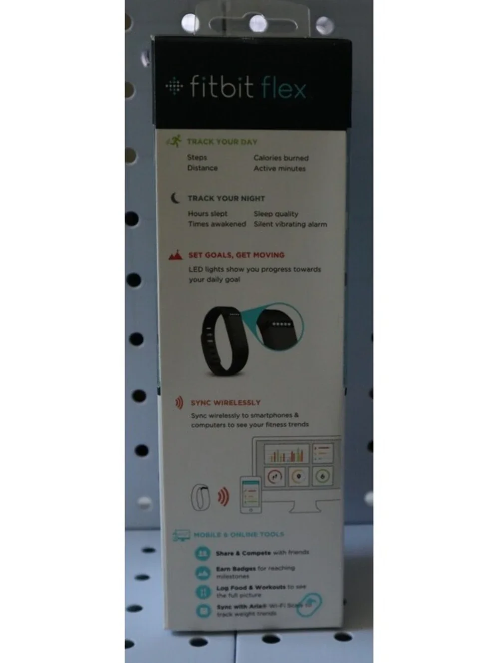 Fitbit Flex Wireless Activity Sleep Wristband (New Sealed Box)